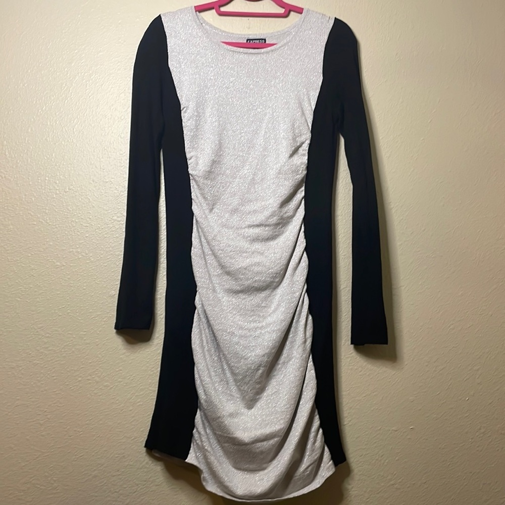 Express color block long sleeve